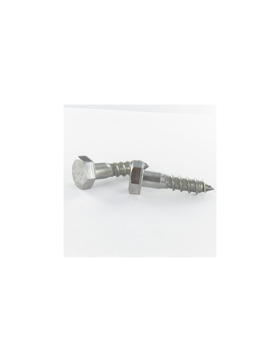 Tirefonds Inox A2 10X80-1 pièce - Leroy Merlin Tirefonds Inox A2 10X80-1 pièce - Leroy Merlin