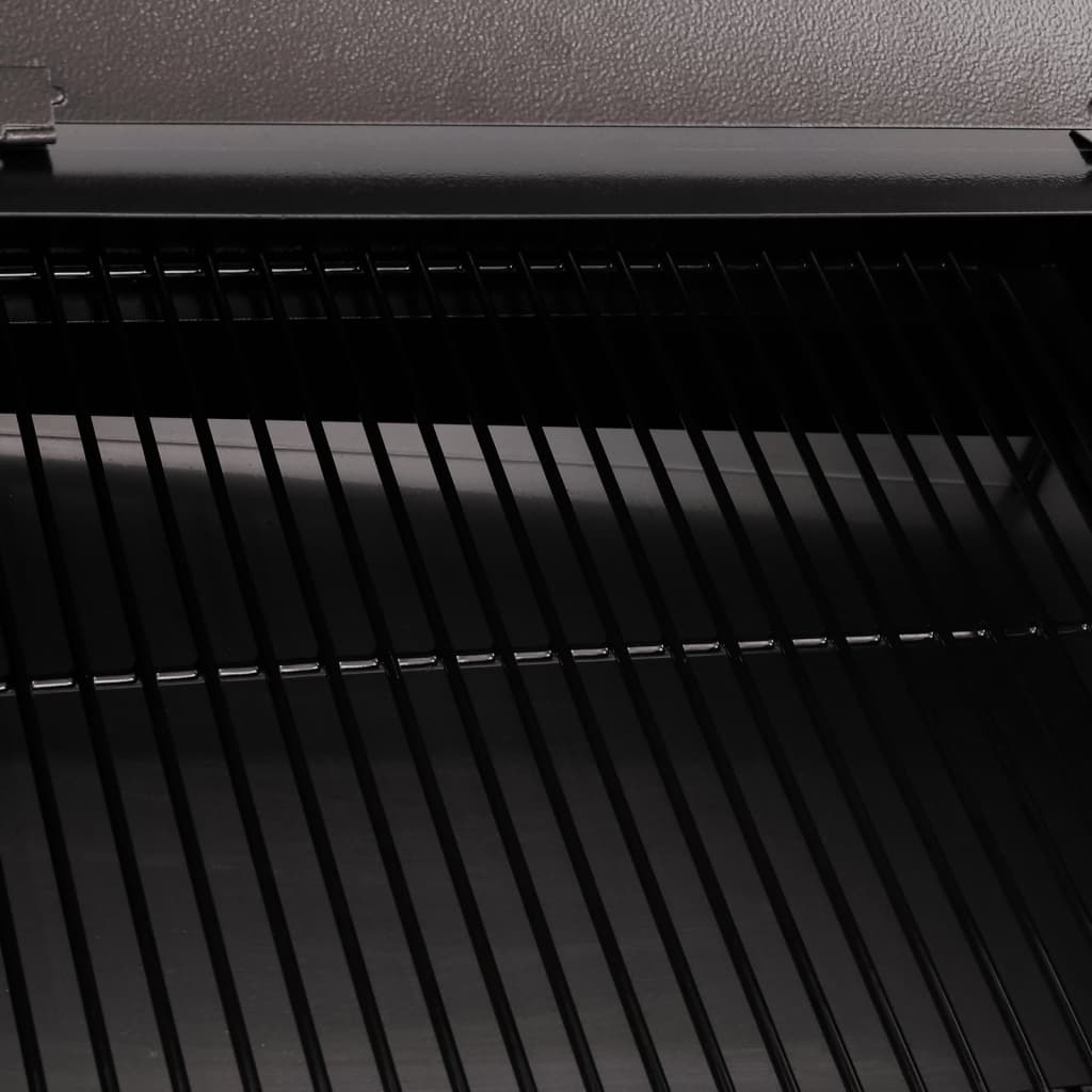 Gril à granulés avec étagère inférieure noir 94 cm fer vidaXL - 8