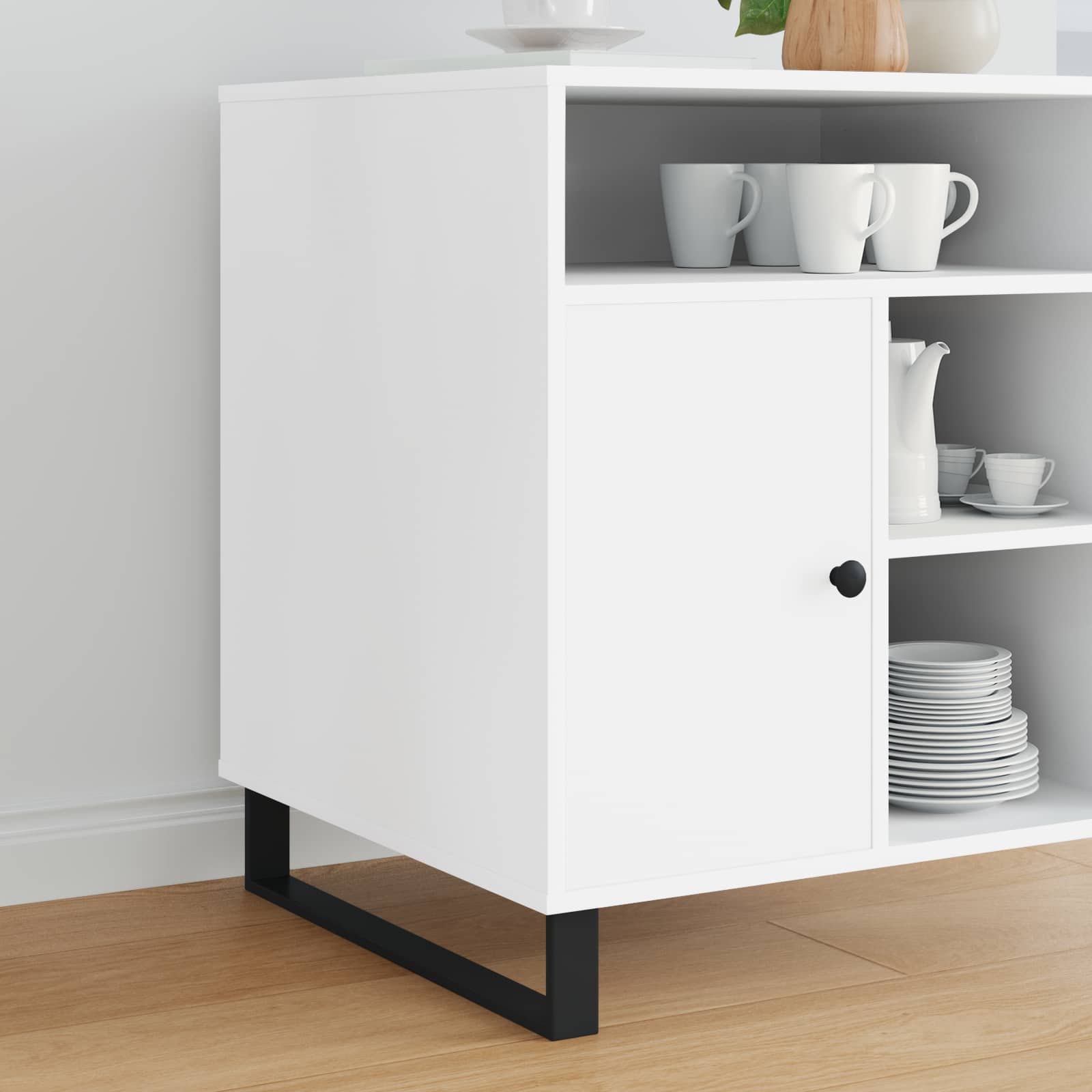 Patas de muebles 12 pcs negro 546 x 40,5 x 100 mm hierro vidaxl