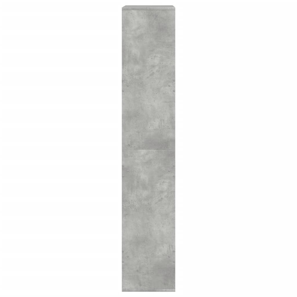 Estantería Librería，Armario de libros madera de ingeniería gris hormigón 100x33x175 cm CFW597363 - 5