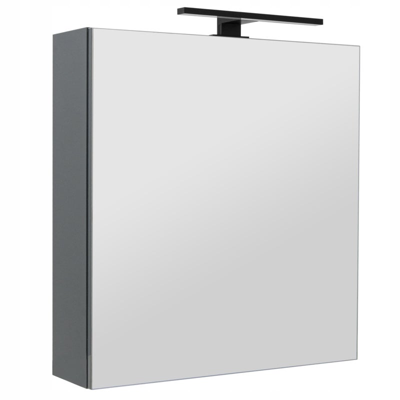 Szafka łazienkowa z lustrem oświetleniem lampką led lustrzana wisząca 60 cm