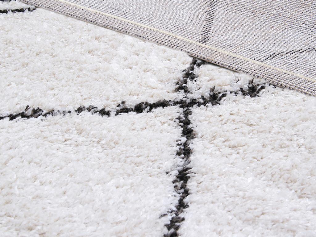 Tapis style berbère LIGHT B - Beige et noir - 135 x 190 cm - 3