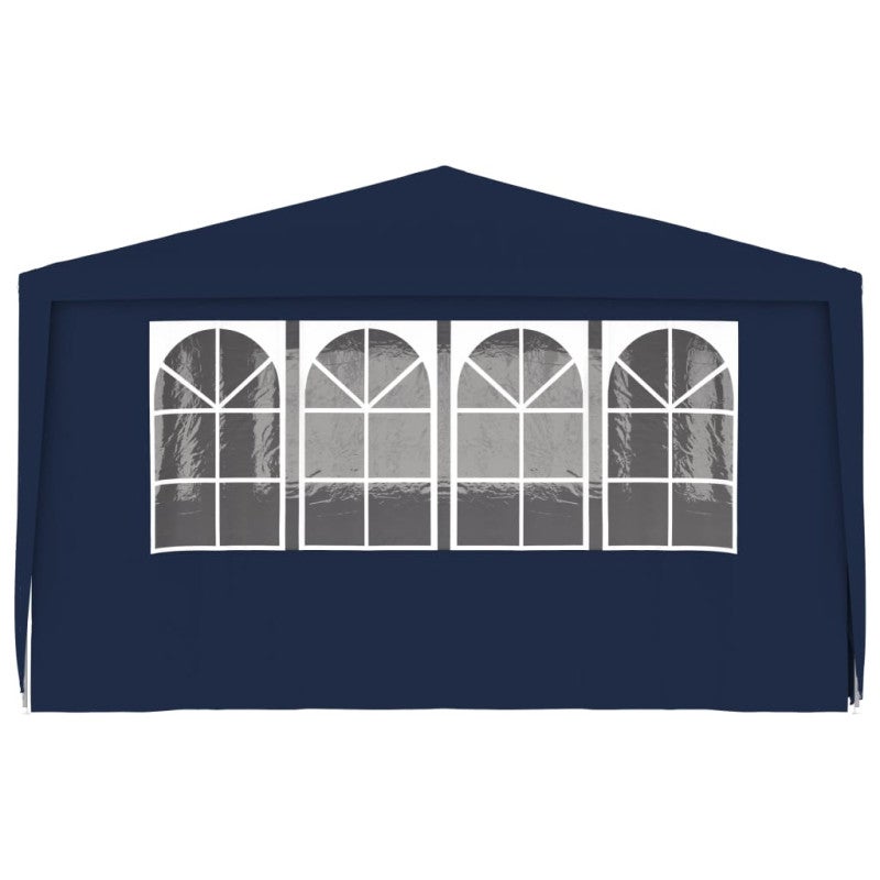 Tente de réception avec parois latérales 4x6 m Bleu 90 g m² - 4