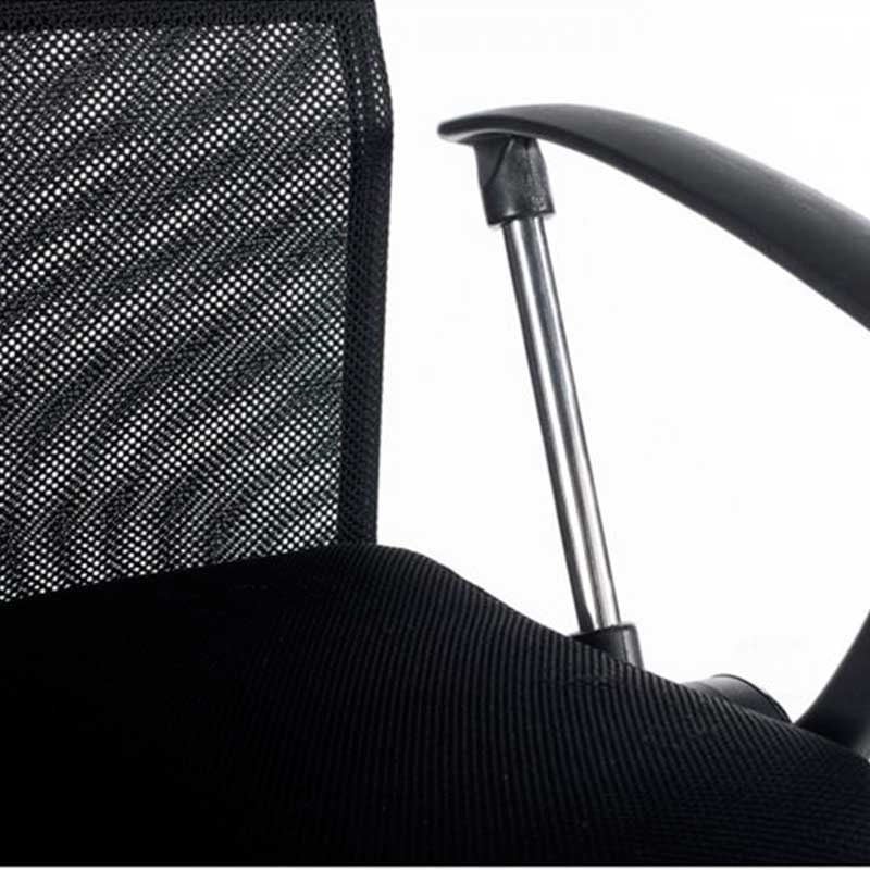 Sillón de despacho Meeting altura ajustable negro 110/120x50x50 cm - 4
