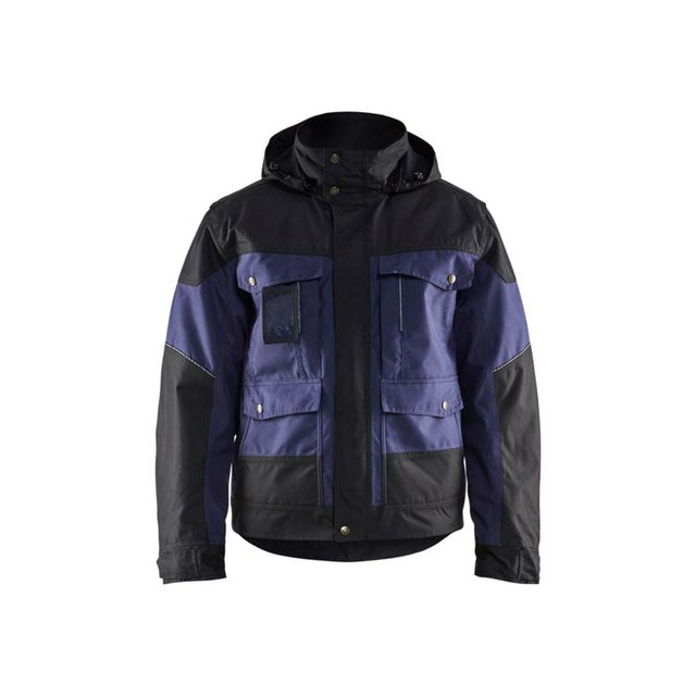 Veste à capuche hiver Blaklader Marine / Noir XXL
