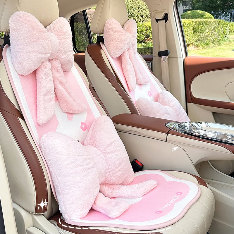 Coussin à nœud mignon, doux et moelleux, lavable à la main, coussin de soutien lombaire pour voiture, décoration pour chambre et canapé (noir) - 9