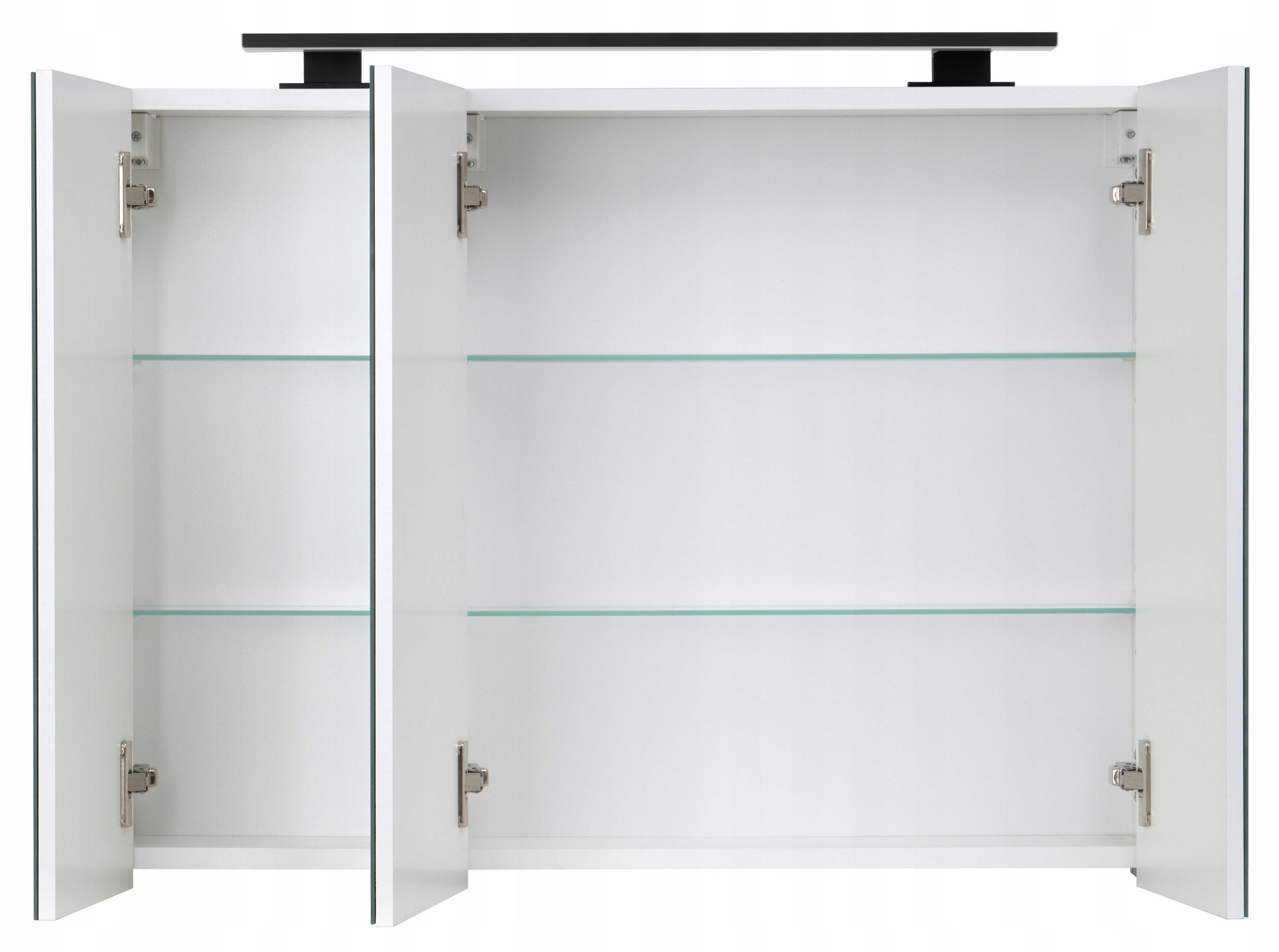Szafka łazienkowa z lustrem oświetleniem lampką led lustrzana wisząca 80 cm - 2