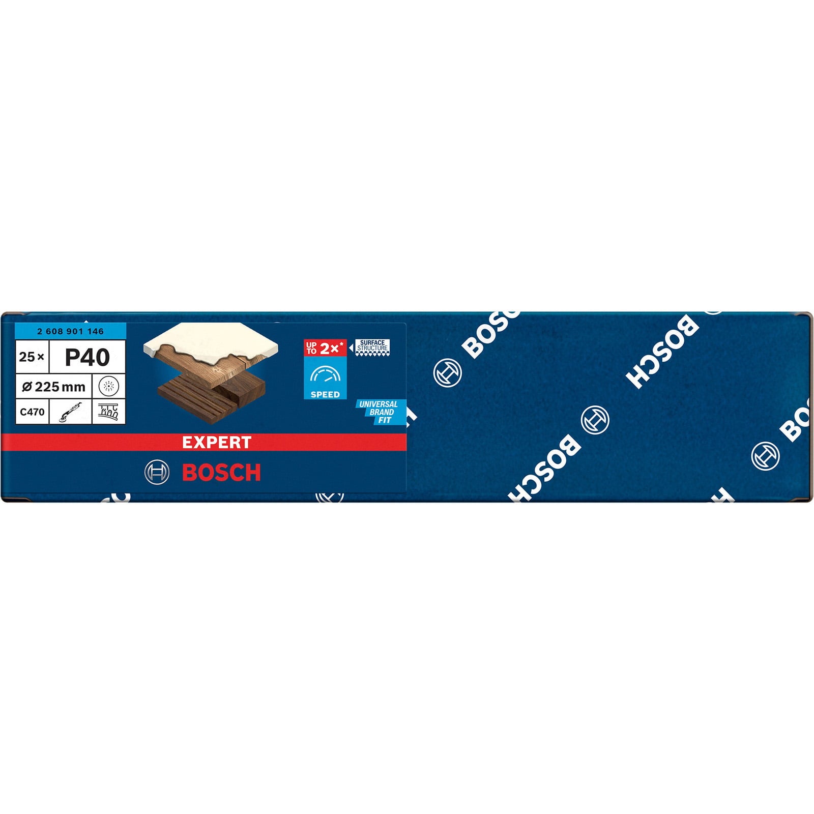 Tarcza Ścierna Bosch C470 Expert 225 mm 40 Ziarnistość Tlenku Aluminium - 6