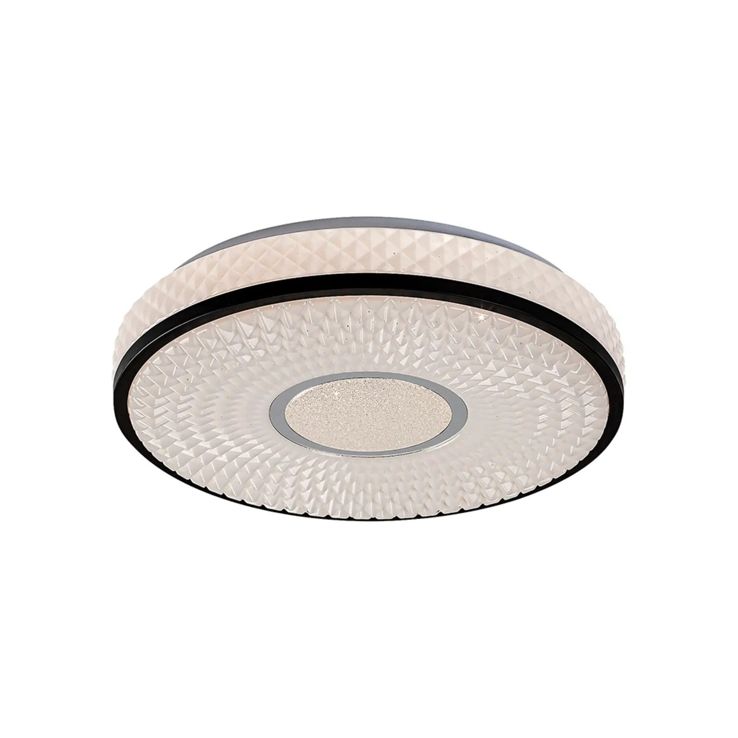 Plafon okrągły SEDONA2 LED 24W Neutralna biel 1680lm biało-czarny wym:8,5x39,5x39,5cm IP20 Rabalux