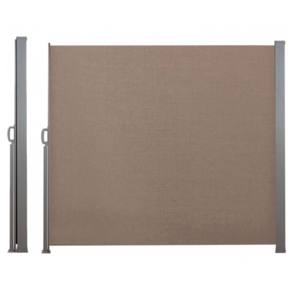 paravent-ext-rieur-r-tractable-2-5-x-1-6-m-taupe-leroy-merlin