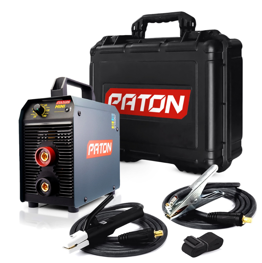 PATON MINI-C Inverter 3 w 1 – Spawarka - Spawarka ręczna - Spawarka łukowa – Wyjście 150 A