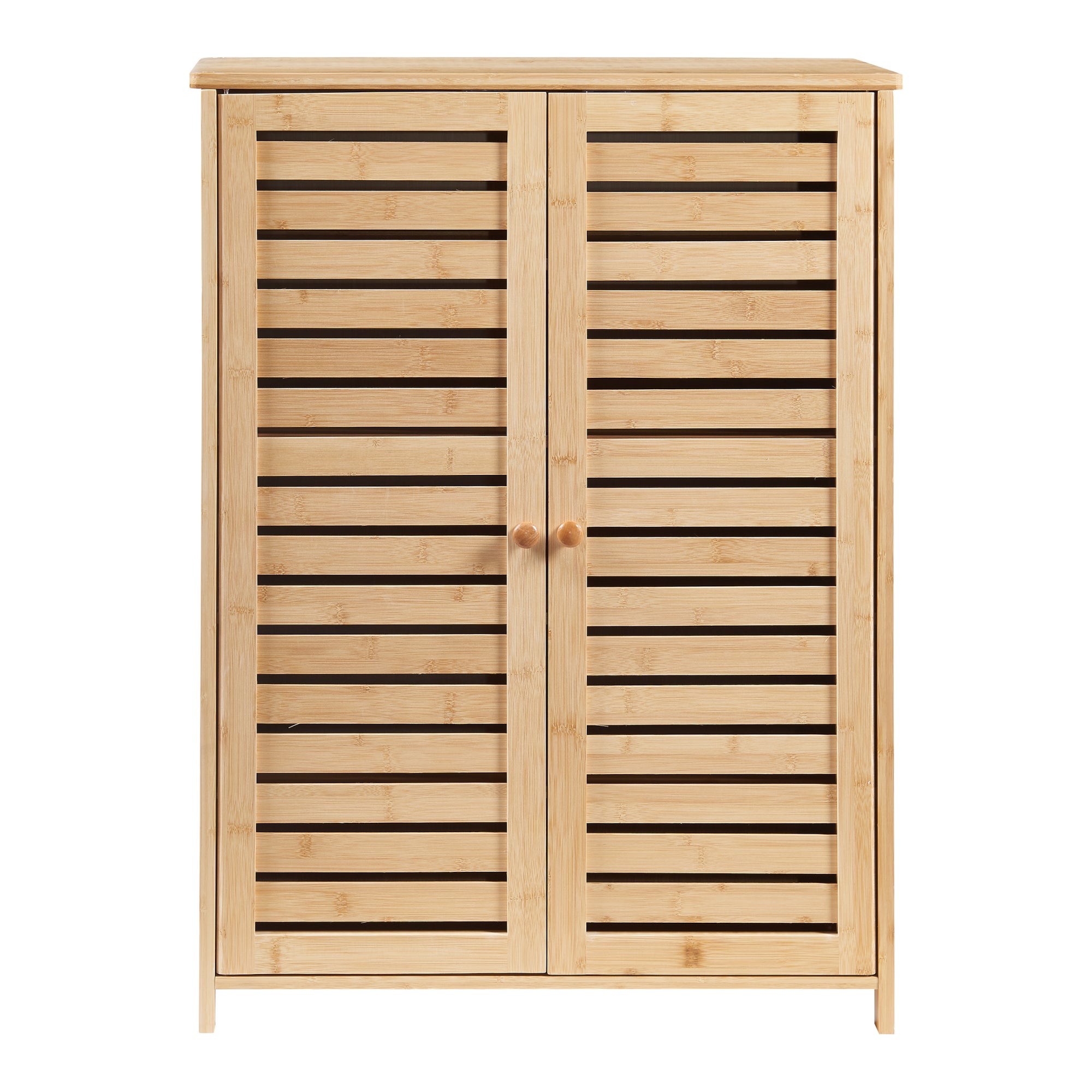 Armoire à chausures Klamp bambou 88 x 66 x 33 cm naturel [en.casa] - 5