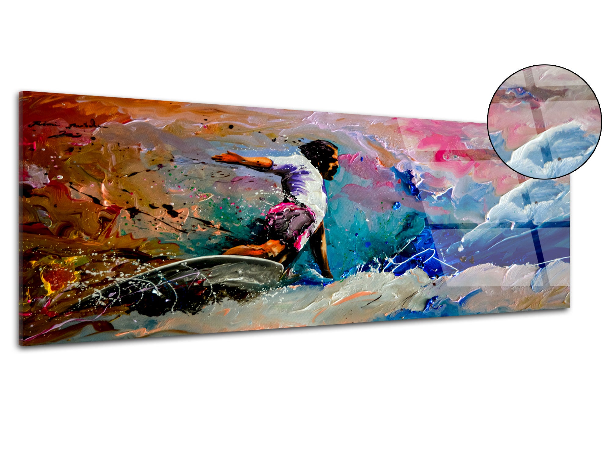 Reproduction peinture sur plexiglas Rémi Bertoche Surf Style Leroy Merlin — free download