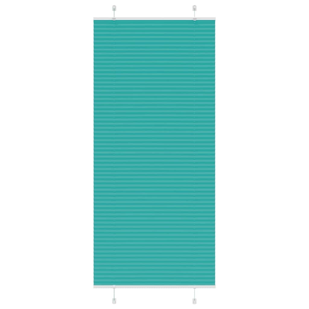 Roleta plisowana Zielony Benzyna 90x200 cm Szerokość tkaniny vidaXL