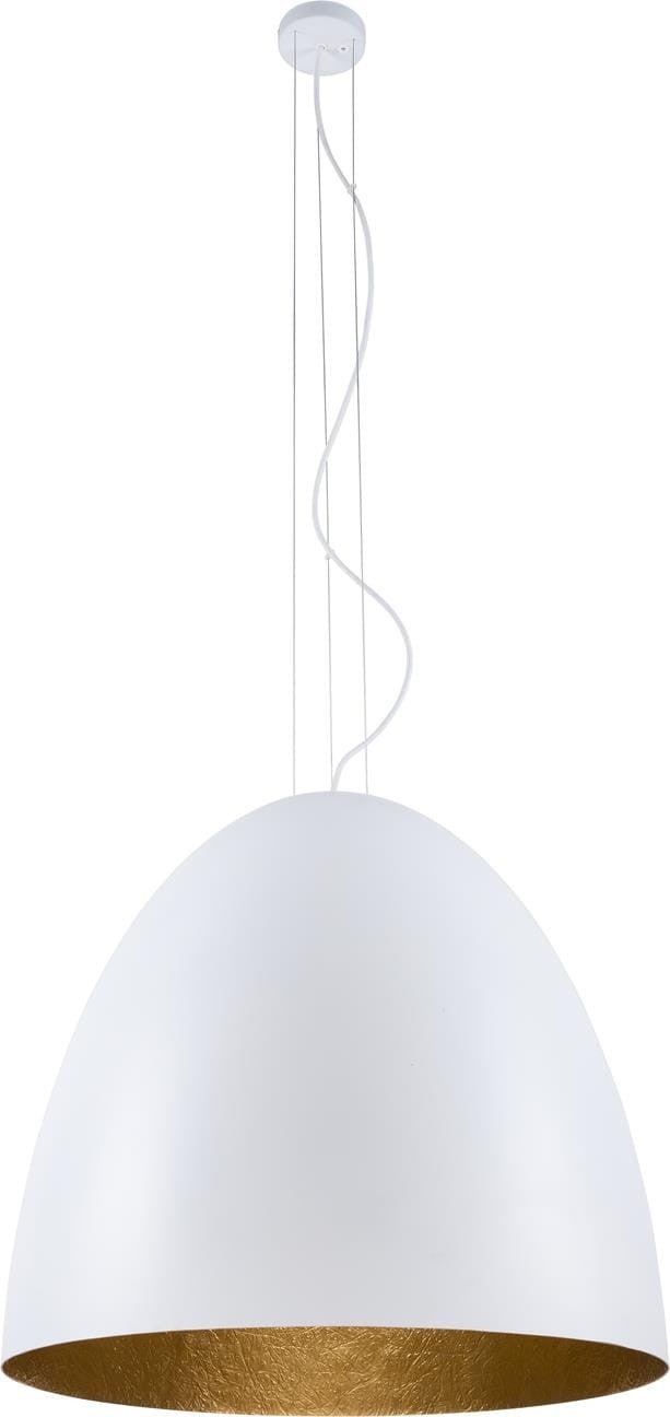 Lampa wisząca Egg biało-złota 7xE27x40W wym: 350 x 75 x 75 cm metal Nowodvorski Lighting