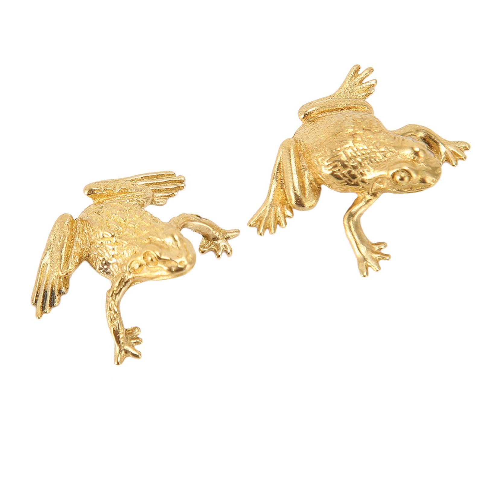 Grenouille d'argent Chinois Feng Shui Richesse Grenouille Statue Argent