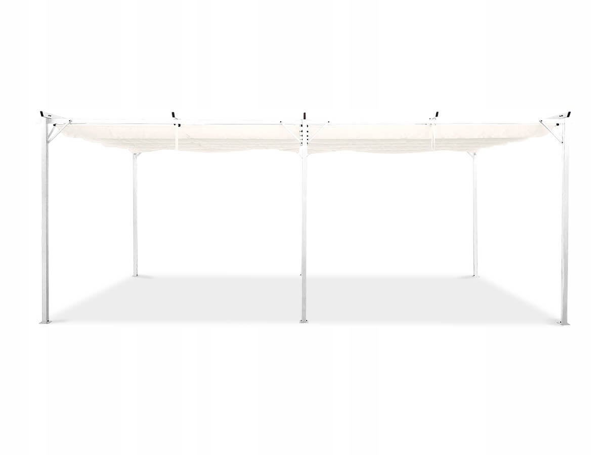 Pergola Tarasowa Altana Ogrodowa SPRINT 3x6 Antracyt Biały Dach Pawilon 1 szt