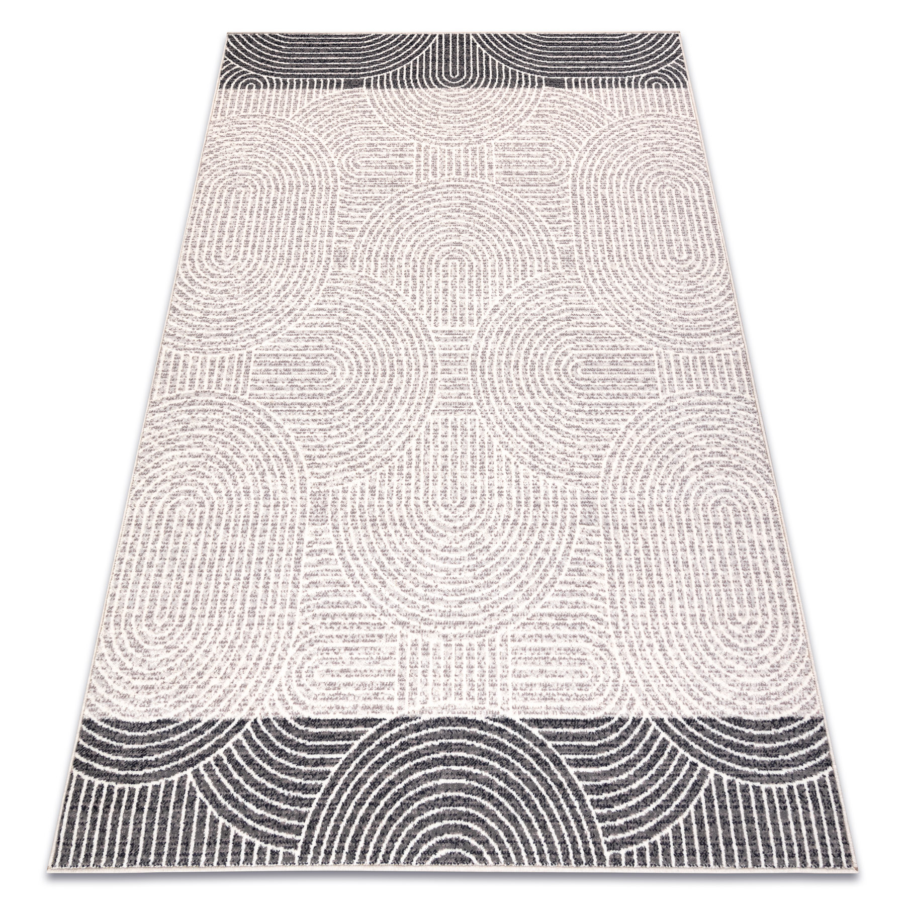 Alfombra wool angel 7901 / 52022 geometric beige / gris 120x170 cm