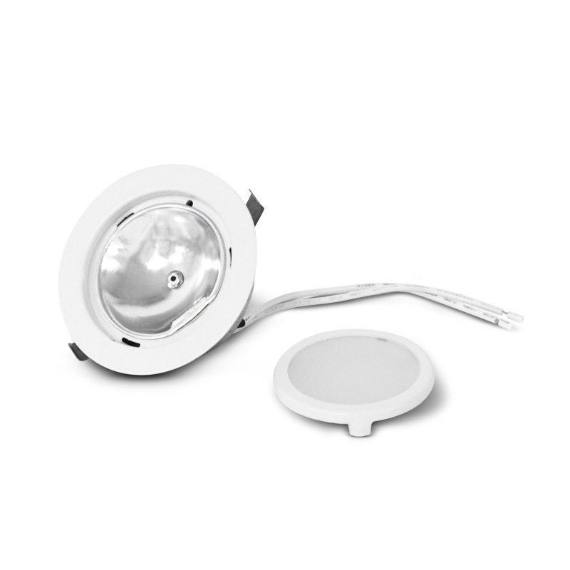 Support Spot G4 Rond – Aluminium Blanc – Ø75mm – Plafond – IP20 - 3