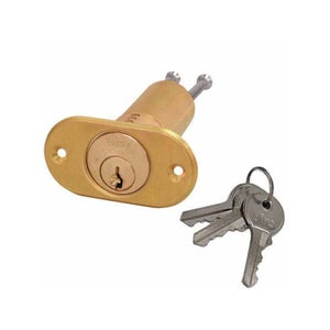 Serratura Per Serranda Sinistra Con Cilindro Di Sicurezza 25 Mm - 2