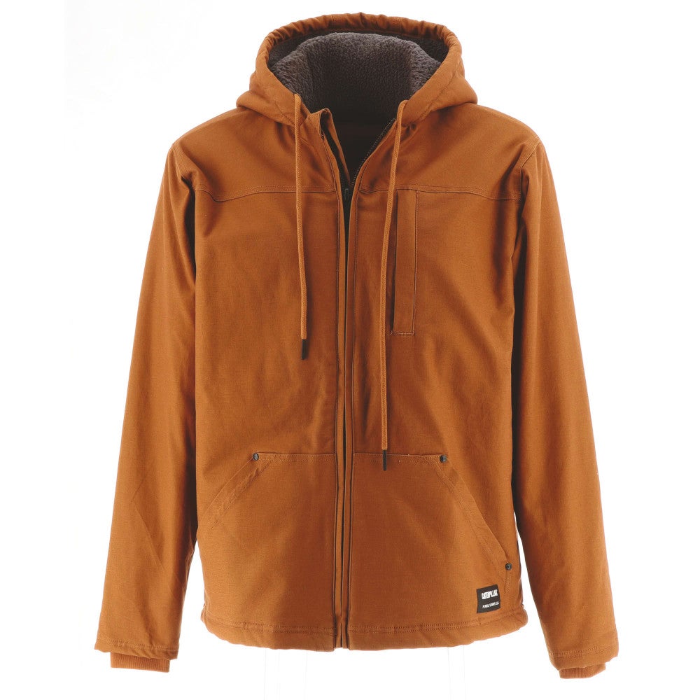 Veste De Travail Sherpa – Caterpillar Bronze – Intérieur Doublé Sherpa – Tissu Coton Canvas Résistant – Homme - XXL - 2
