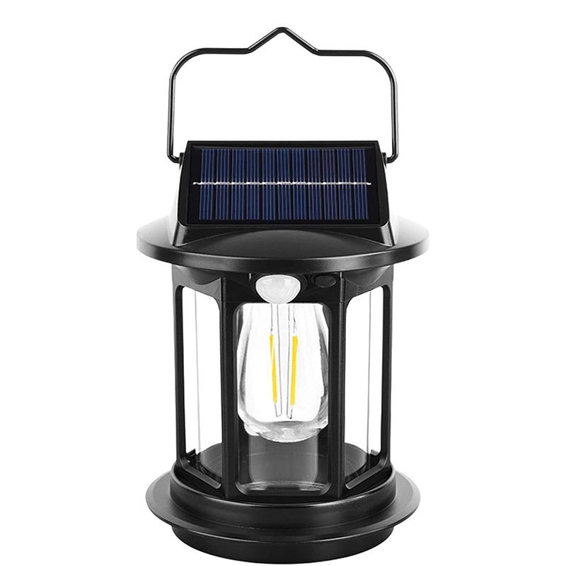 Tenda Da Campeggio Solare Con Luce Notturna – Torcia LED Ricaricabile, Lanterna Esterno, Blu
