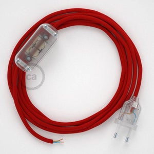 Cavo Luminoso In Tessuto Lightstock Con Portalampada E27, Interruttore E Spina Europea (1,8 Metri)