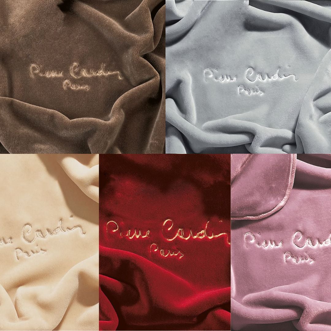 Manta Pierre Cardin 350gr Color Visón 220x240cm Donegal Collections - 6