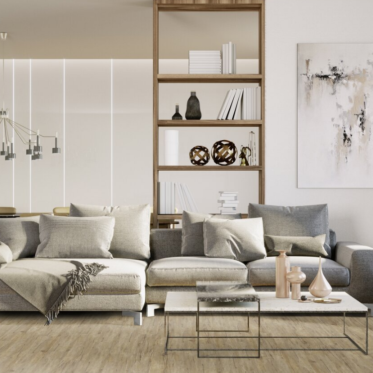 Lame de sol PVC adhésive effet bois muscade GERFLOR - 5