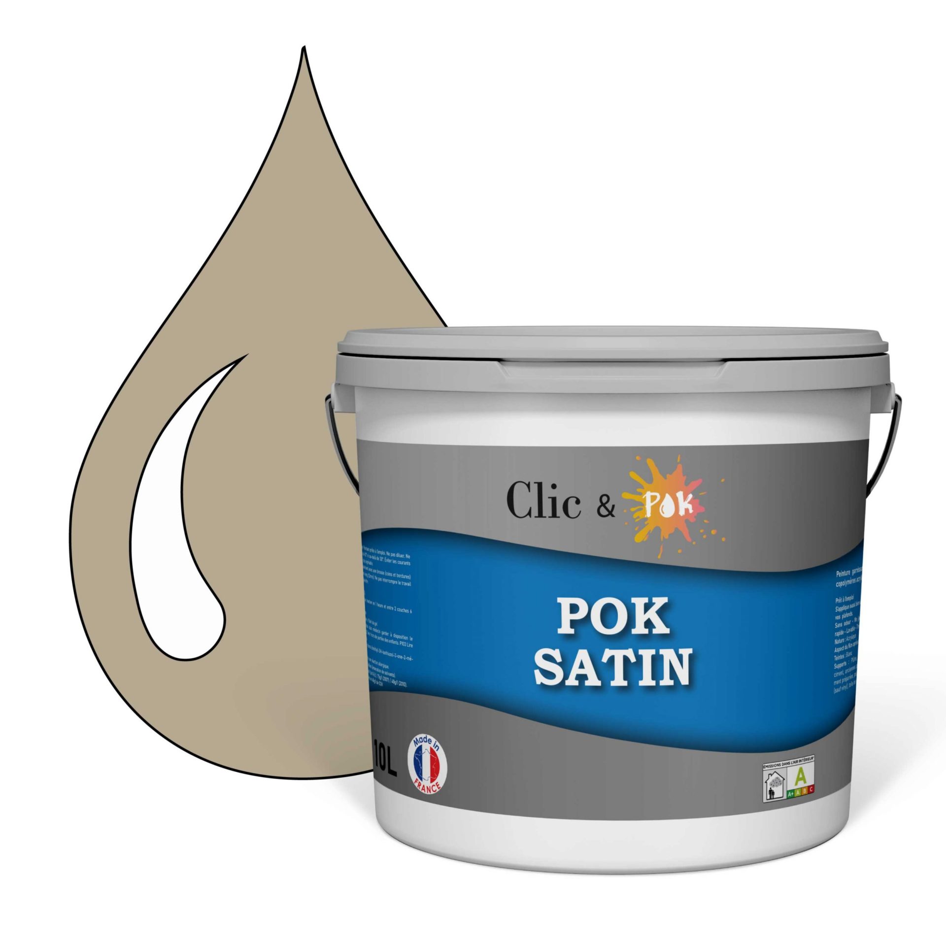 Peinture murs intérieurs satinée Cuisine & Salle de bain POK SATIN — free download