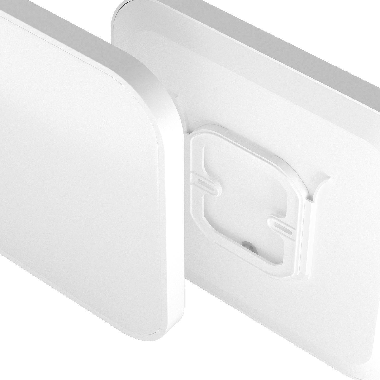 NETTLIFE Plafón LED dormitorio plano 27cm lámpara de cocina blanca cálida IP44 baño pasillo cuadrado 19W - 7