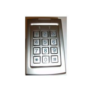 Clavier à Code Numérique GEBA CodyTouch Blanc/gris - Éclairage LED, étanche, 75mm