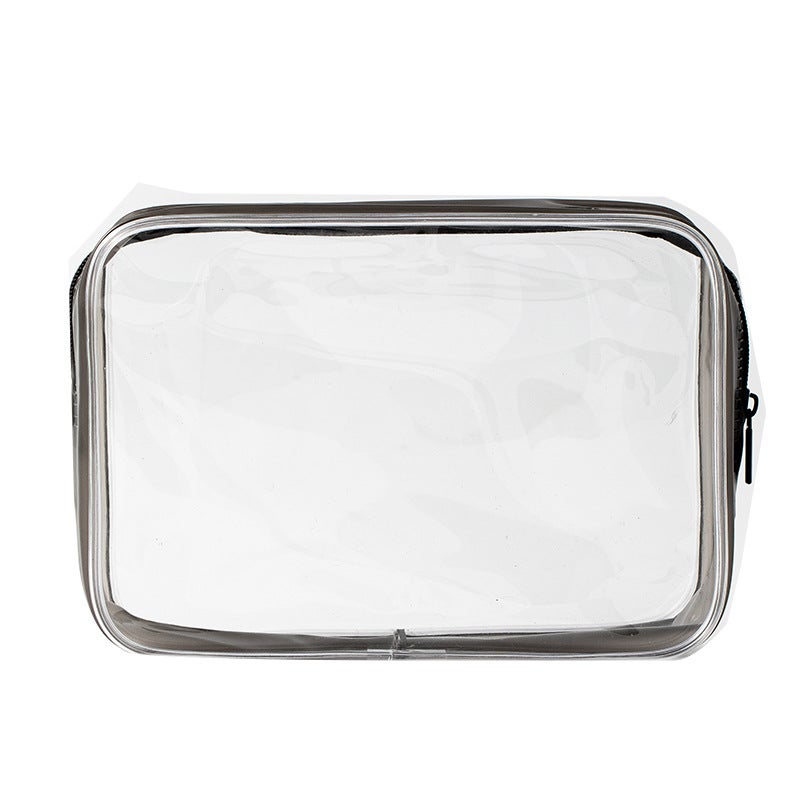 2 Beauty Case Trasparenti Da Viaggio In PVC: Borsa TSA Per Liquidi E Cosmetici, Impermeabile