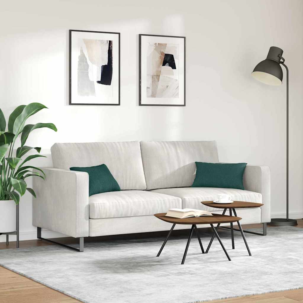 Coussins de canapé 2 pcs Vert foncé 50 x 30 cm tissu vidaXL - 5