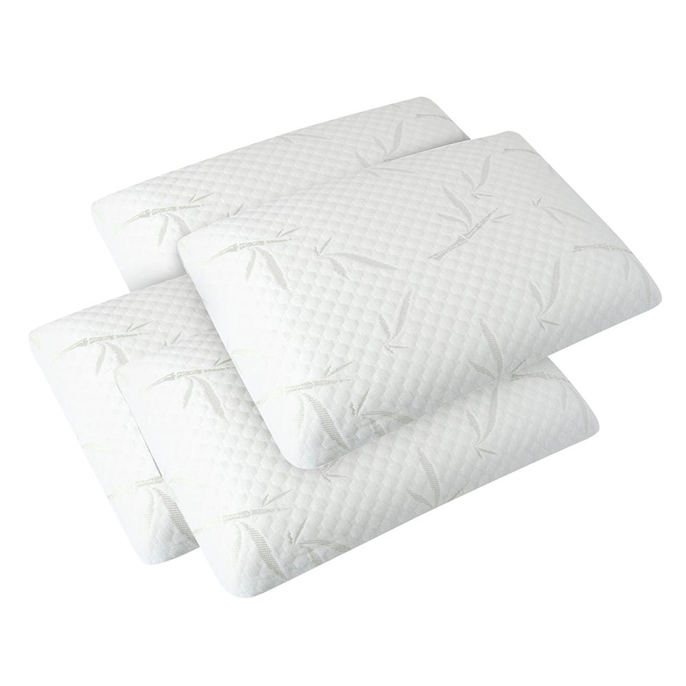 Olympe Literie Hypsom - 2 Oreillers Mémoire de forme BIO blancs - 40x60 cm 40x60 cm pas cher Olympe Literie Hypsom - 2 Oreillers Mémoire de forme BIO blancs - 40x60 cm 40x60 cm pas cher