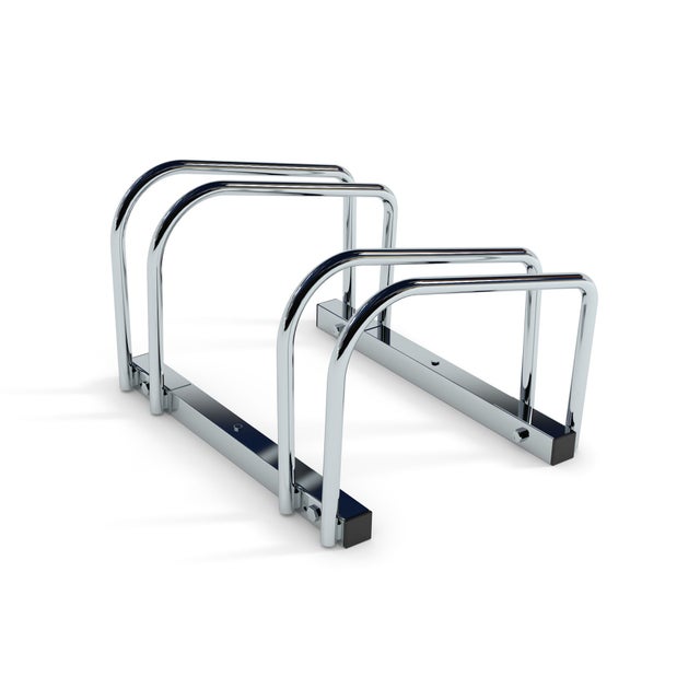 Support au sol pour 2 vélos 37x27x33cm