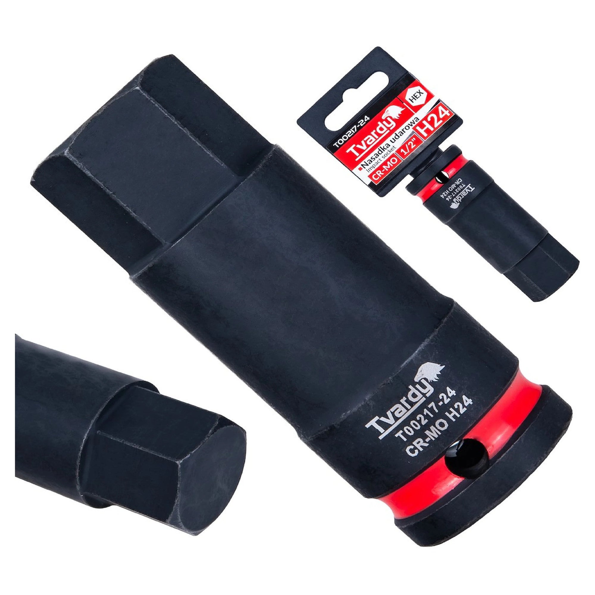 Cheie tubulara de impact HEX H24, 1 / 2