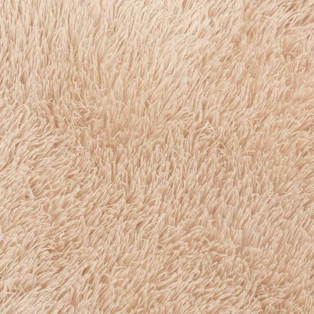 Tapete de sala de estar | Tapete shaggy de pelo alto NAVARRA 120x170 cm poliéster bege CFW41123 - 9