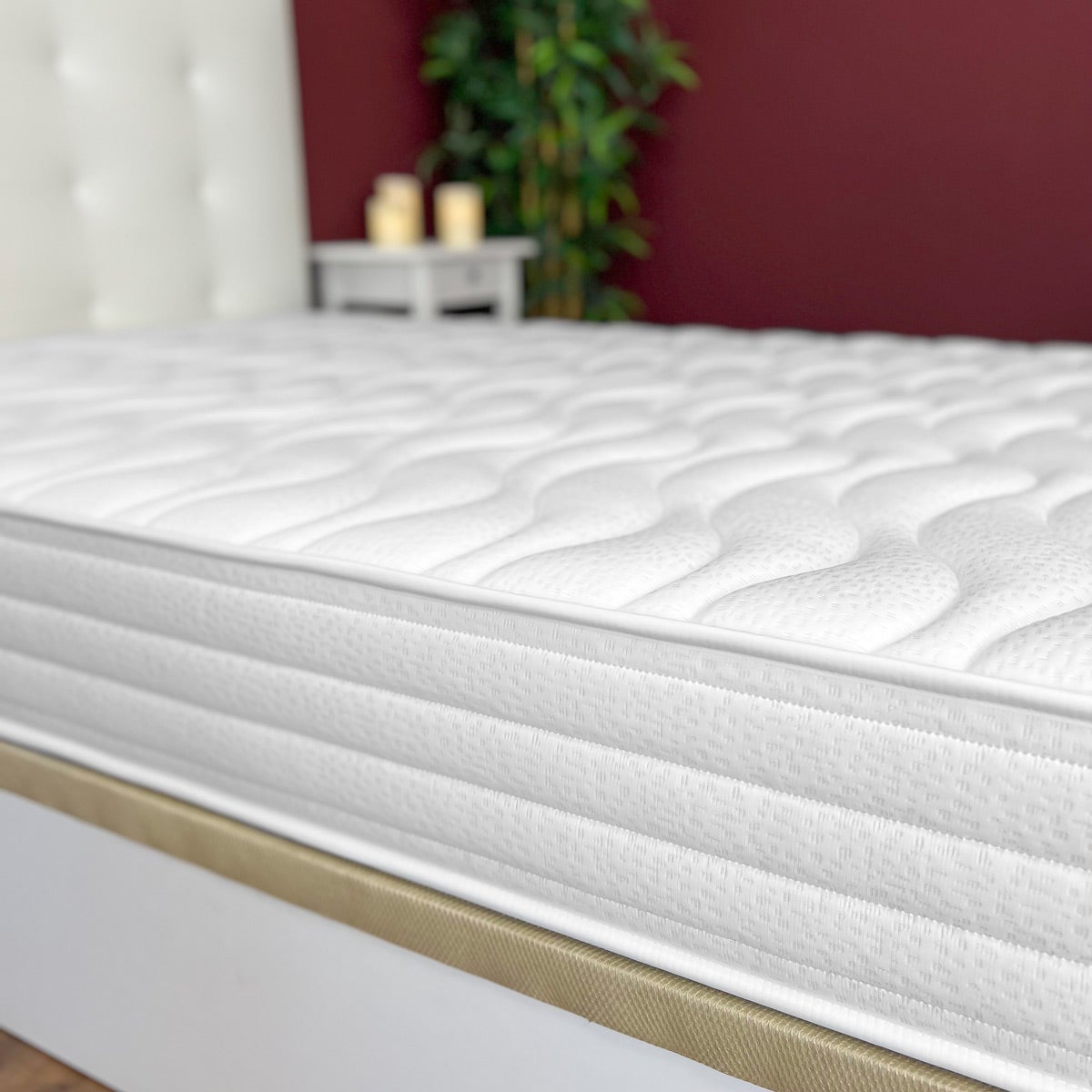 Colchão viscoelástico 90x190 Sena Reversível (Face Inverno-Verão) Firmeza-Dureza Média-alta, Espessura 20cm - 6