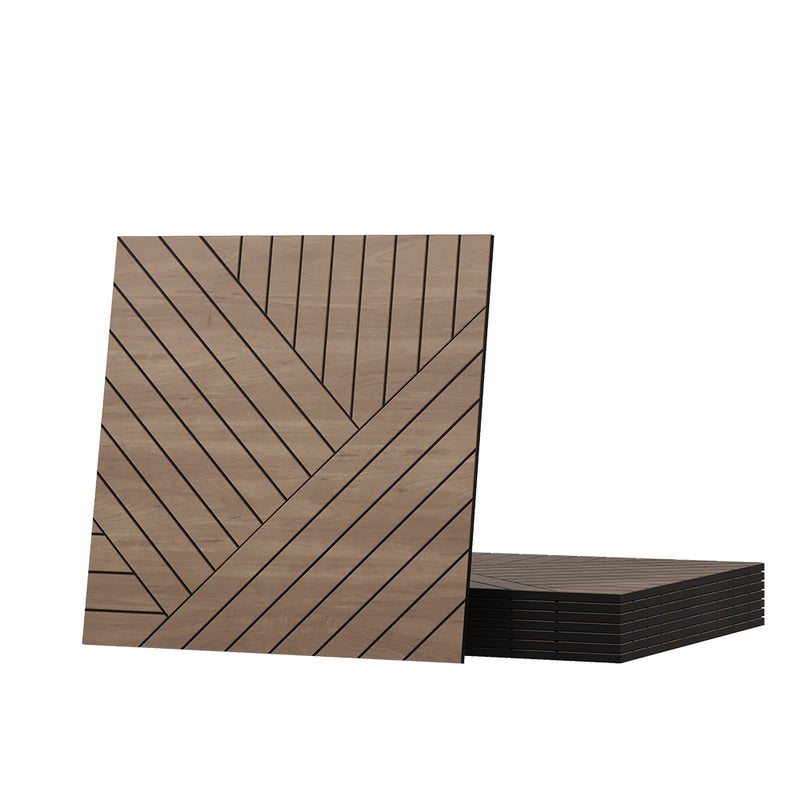 Vicco Panele ścienne , Dąb, 8 sztuk, lewa