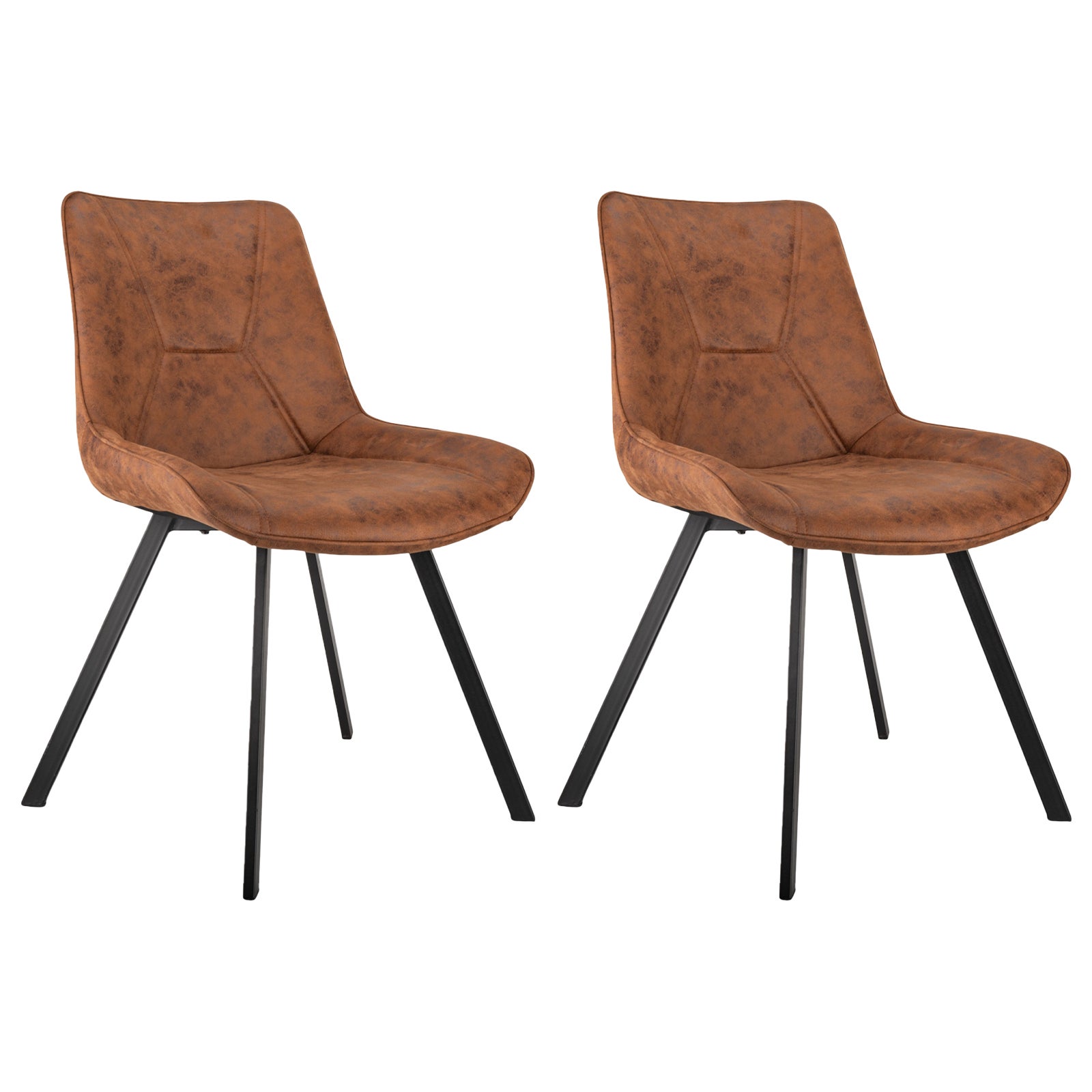 Set di Sedie da Sala da Pranzo Comode con Schienale Ergonomico e