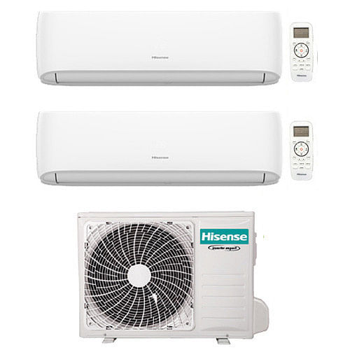 Condizionatore Hisense Hi Comfort Wifi R32 Dual Split Inverter 9000 + 9000 BTU con U.E. 2AMW42U4RGC Classe A++/A+ - 2