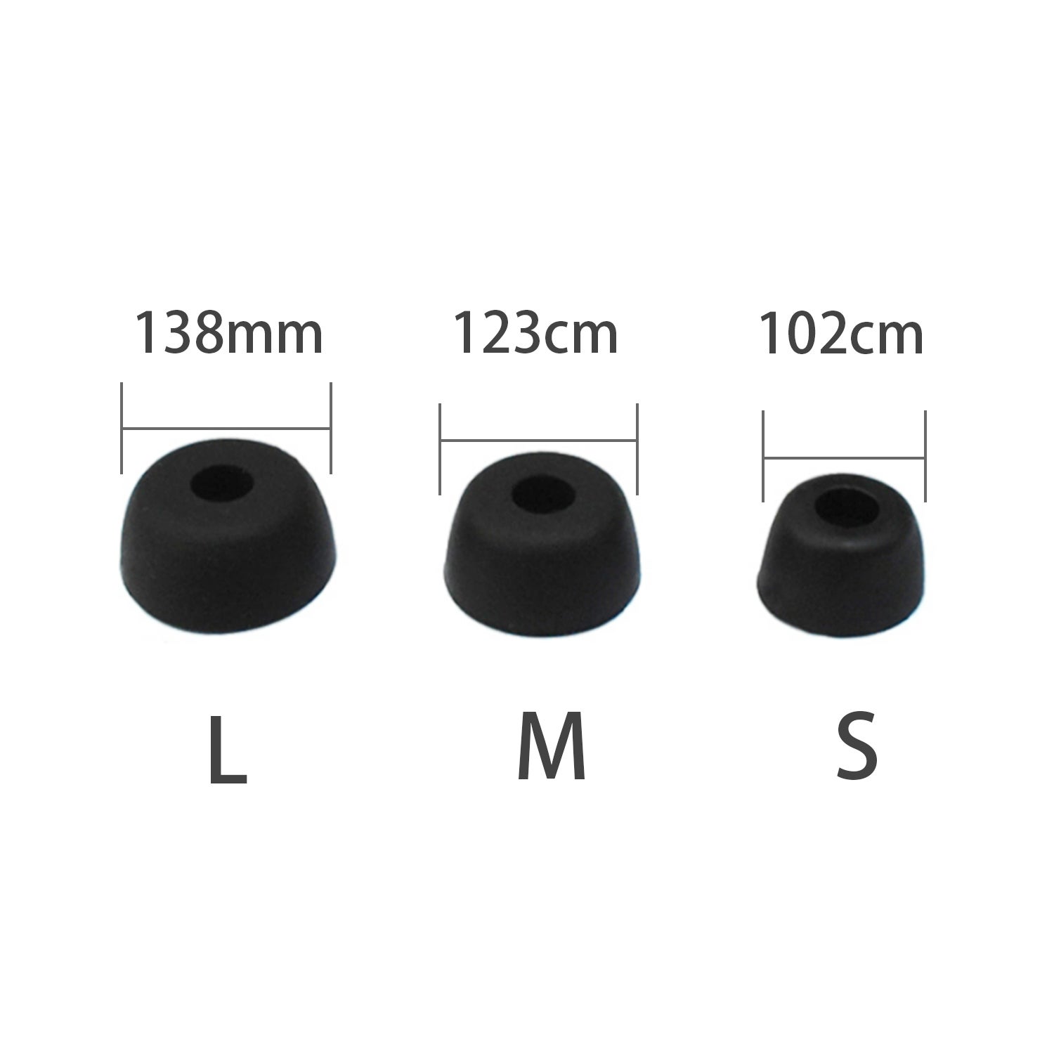 Bouchons d'oreilles en silicone pour Jabra Elite 75t/ 65t/ Active/Sport Evolve Black - 5