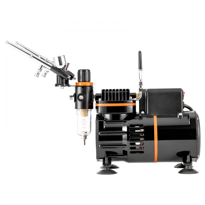 Set di macchina per pittura a ultrasuoni con 3 aerografi e accessori TEKMAQUINAS - 2