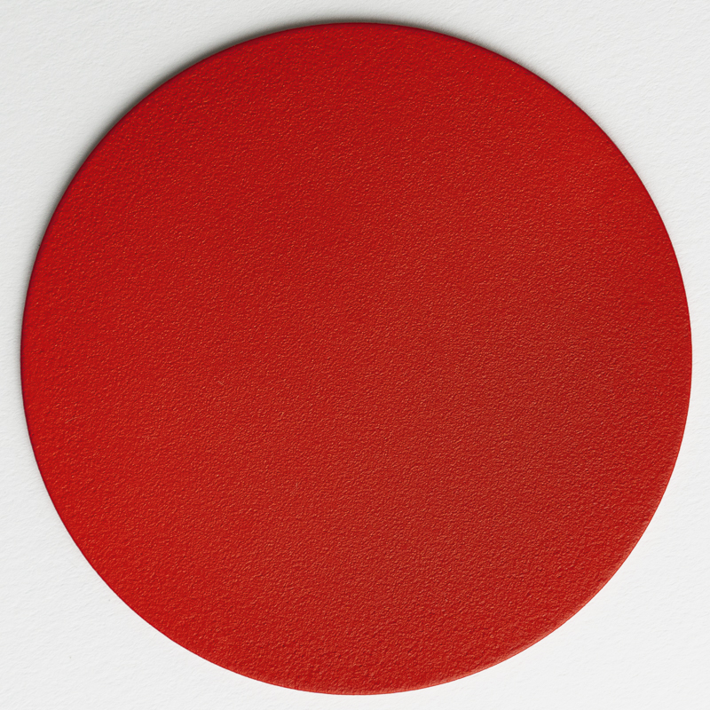 Etagère murale cube DECO-GEM, acier finition époxy rouge, fond même ...