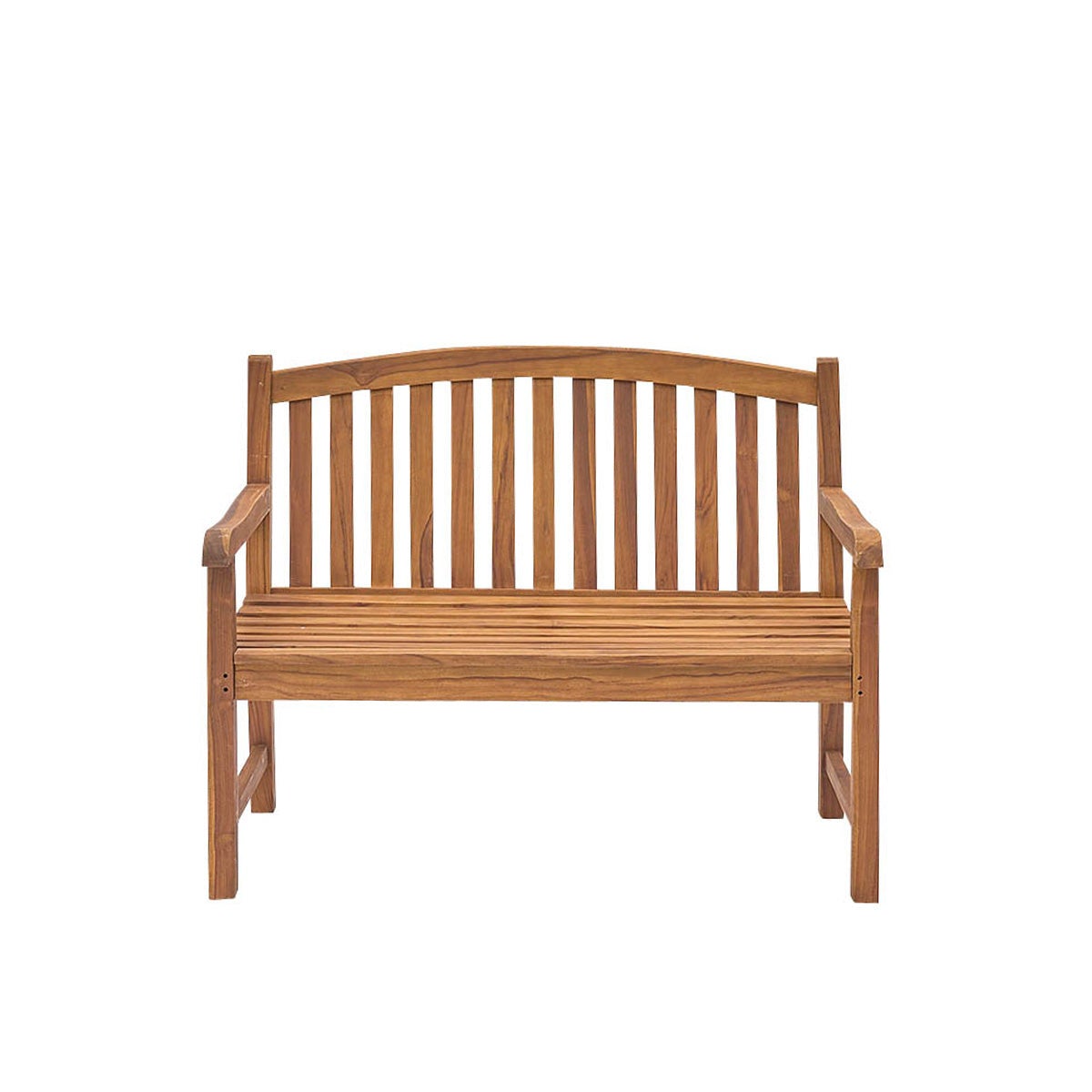 Banc de jardin en teck huilé massif - 2