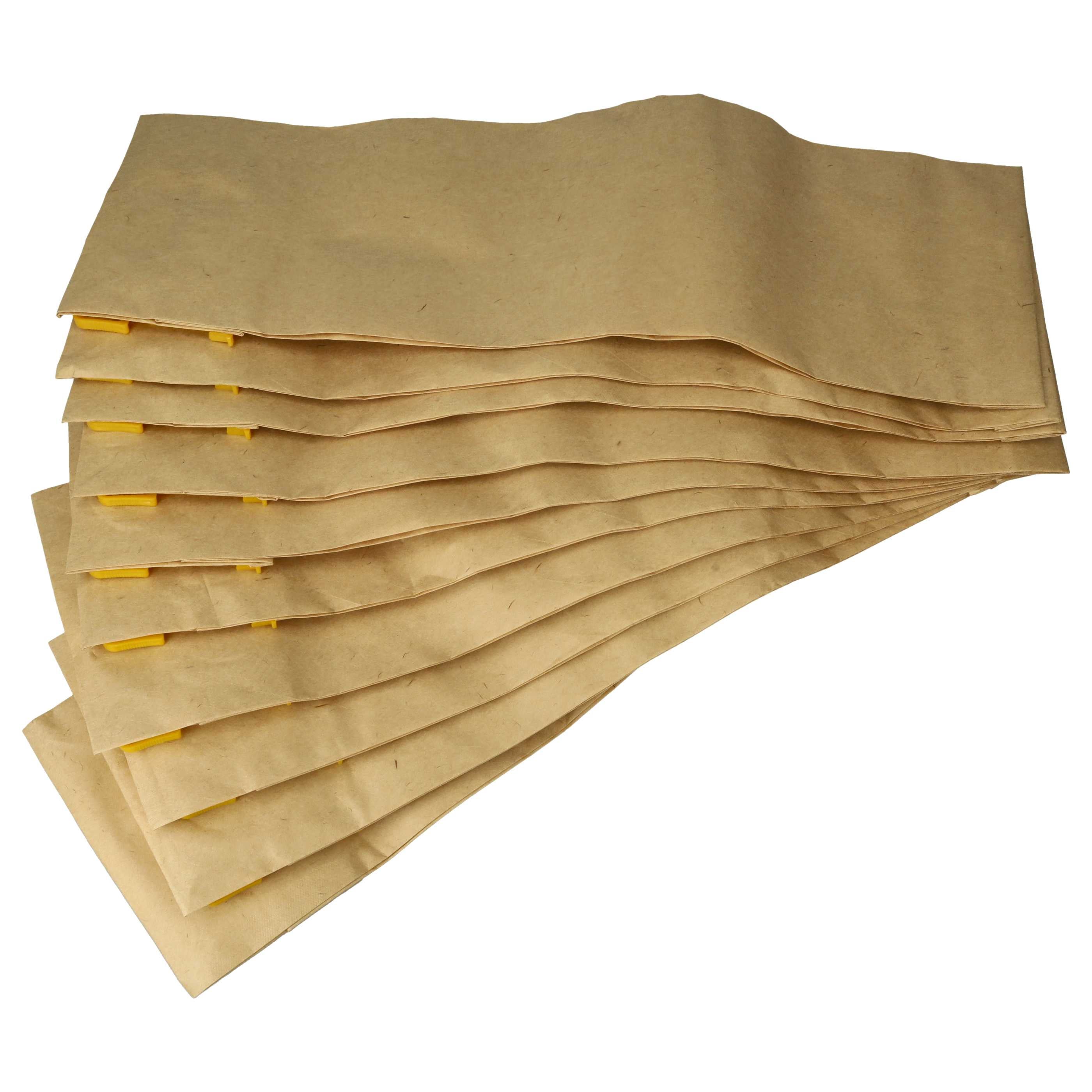 vhbw 50x Sacs compatible avec Sebo 470 Electronic, Air belt C, Airbelt C 2.1 aspirateur - papier, 23,5cm x 15,5cm couleur sable - 2