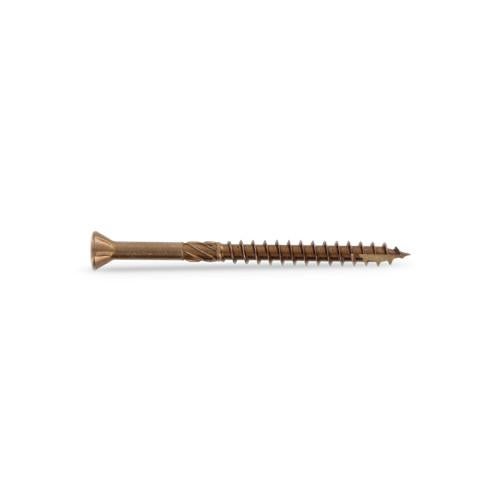 200 VIS DE TERRASSE INOX A2 BRUNI AUTOFOREUSE TETE DECORATIVE TORX 25 de Ø 5 X 80 - 4