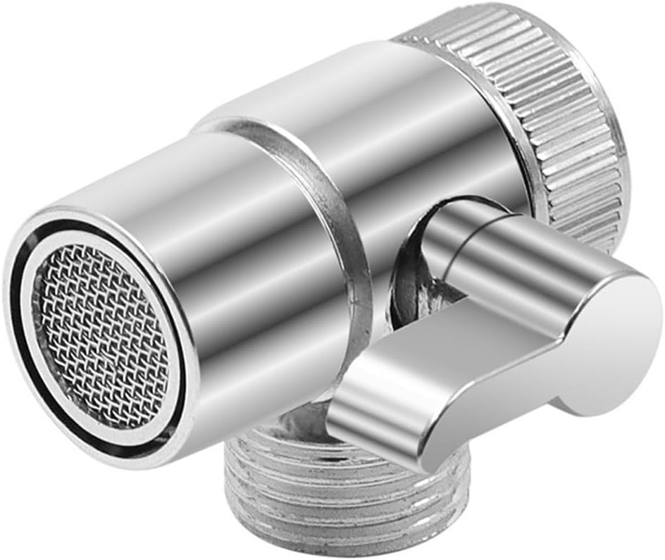 Innowacyjny adapter do kranu kuchennego z dwoma wyjściami, zaworem przełączającym, adapterem do kranu, przełącznikiem i przełącznikiem