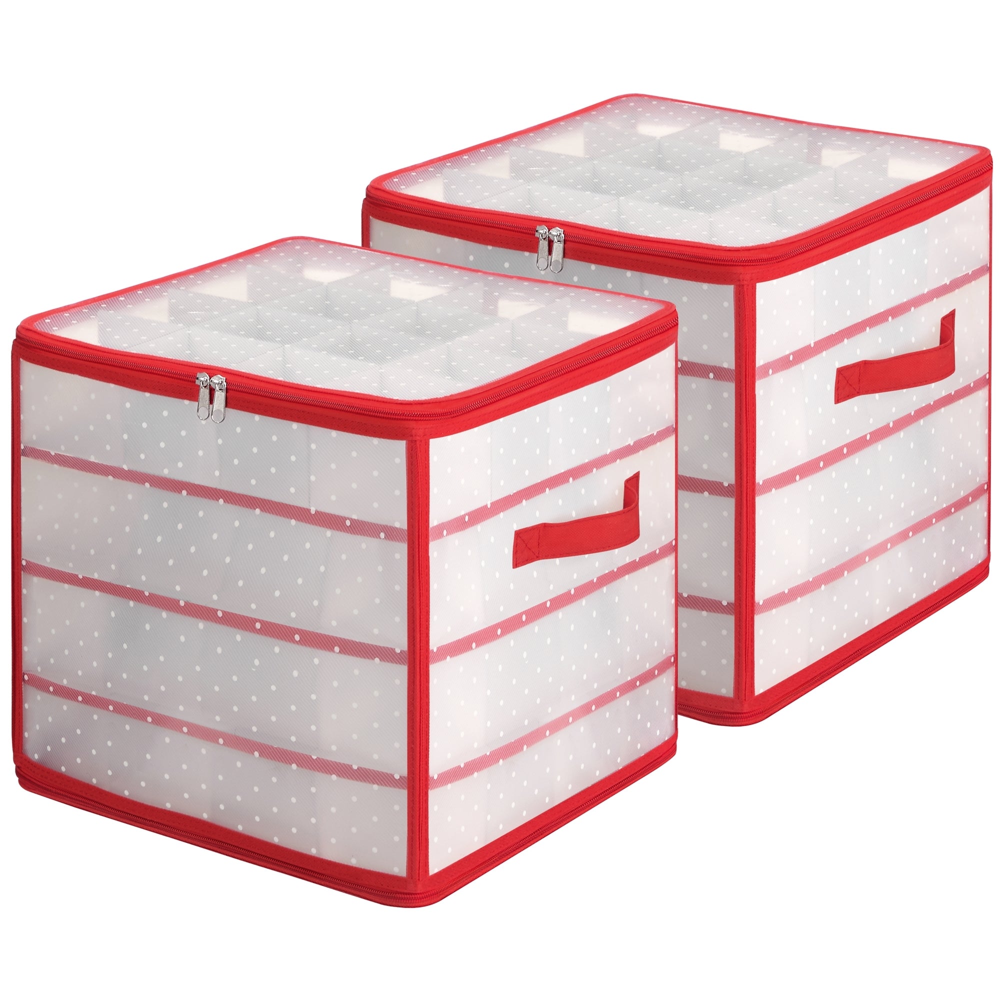 Boîte de rangement pour 27 boules de Noël 10 cm [Infactory